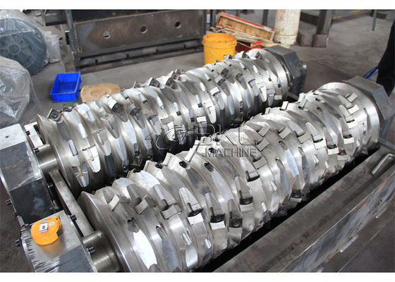 PP Jumbo Bag 9Crsi Twin Double Shaft Shredder SKD11 Recycle Waste