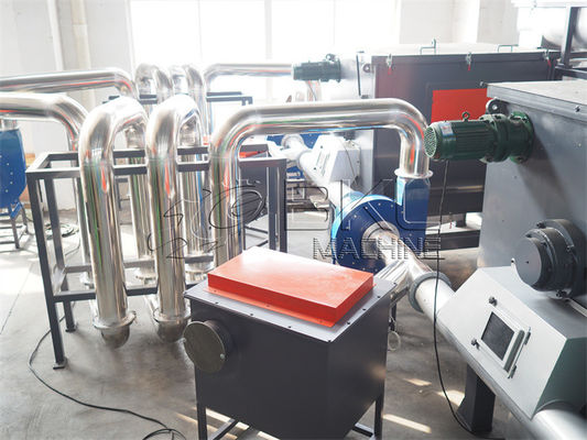 Thermal 15Kw Plastic Recycling Lines 219mm Pipe Drying Equipment